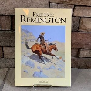 Frederic Remington western/Indian cowboy hard back coffee table book.